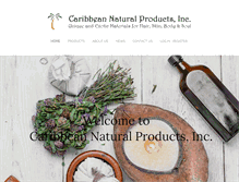 Tablet Screenshot of caribnaturalproducts.com